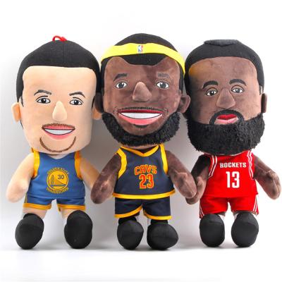 China Hot Selling Super Gift Star Accessories Stars Plush Toys Customized Basketball Player Dolls for sale