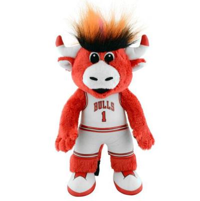 China Benny Doll Bull Mascot Plush red toy Handsome Taurus Creative Popular Cartoon Character Battery Operated Toy Wholesale for sale