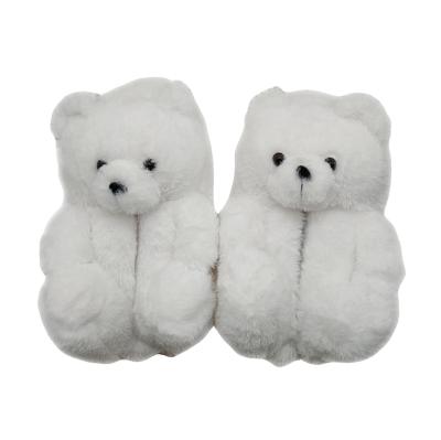 China Cheap Teddy Bear Slippers Plush Christmas Women's Teddy Bear Slippers Plush Christmas Slippers for sale