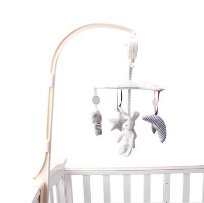 China Custom Stuffed Plush Baby Toy Wholesale Inflatable Toy Stuffed Music Bed Bell Music Stuffed Animal Hanging Hanging Infant Toy for sale