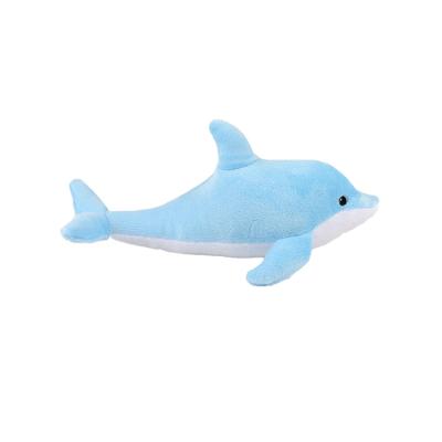 China Hot Selling Cute Gift Blue Dolphin Plush Toy Body Pillow Stuffed Marine Animal Doll For Kids for sale