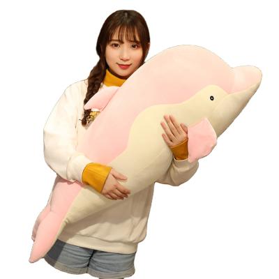 China High Quality Plush Dolphin Children Gift Toy Super Soft Pink Lovely Animal Stuffed Toys for sale