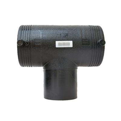 China HDPE PE 100 PE 80 Equal Tee HDPE Pipe Electrofusion Fittings Electrofusion Tee Pipe Fitting for sale