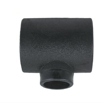 China Joining Lines HDPE Siphon Drain Pipe Fitting Drains 90 Degree Tee Waste Pipe Fittings Siphon With Inspection Hole for sale