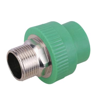 China Wholesale Hot Selling Plumbing Fitting Ppr Pipe Fitting Unions Female Threaded Ppr Pipe Plug Coupling Male Equal for sale