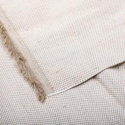 China High Quality Jacquard Jacquard Jute Cotton Fabric Organic Cotton Linen Burlap Weave for sale