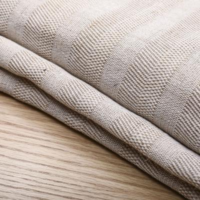 China High Quality 60% Jute 40% Jacquard Jacquard Weave Breathable Cotton Fiber Burlap Linen Fabric for sale