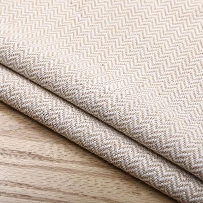 China High Quality Jacquard 60% Jute 40% Cotton Fabric Breathable Cotton Fiber Jute Burlap Weave Wavy Fabric for sale