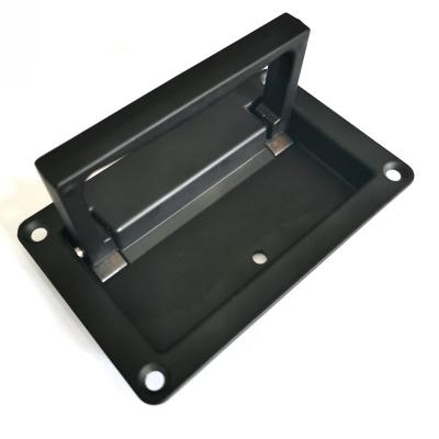 China Custom Industrial Zinc Alloy Black Electric Cabinet OEM ODM Cabinet Tool Box Handle for sale