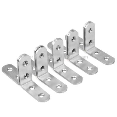 China Can be used in any place OEM ODM Custom Meal Folding Stamping 90 Degree L Shape Bracket for sale