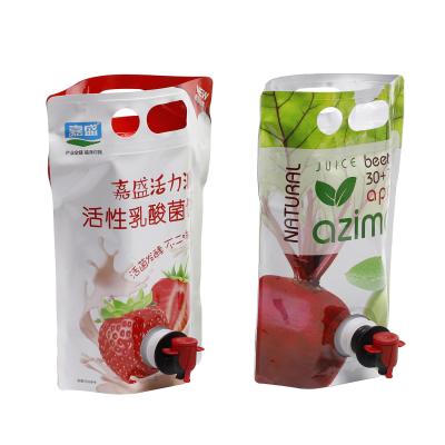 China UNIPACK Top Sell Stand Up Packaging Olive Oil Juice Pouches Bag for sale