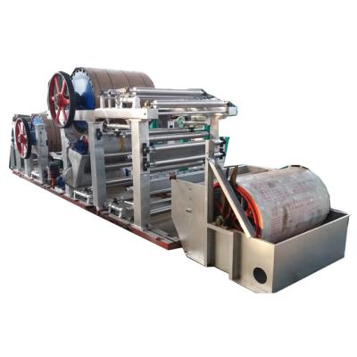 China High Performance Small Scale Toilet Paper Making Machine , Paper Recycling Machine Price for sale