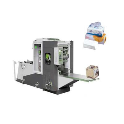 China paper industry automatic embossed box paper napkin folding machine with competitive price for sale