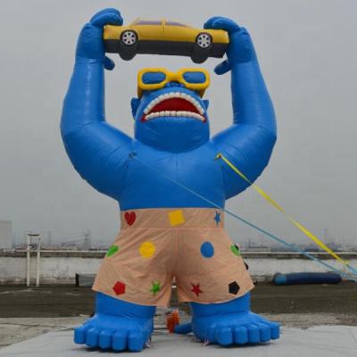 China Advertising/Event/Promotion/Decoration Customized Inflatable Rooftop Gorilla Balloon For Advertising Inflatable Advertising Balloon For Sale for sale