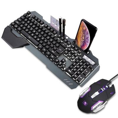 China High Quality Gaming Keyboard Wireless Mouse Combo Adjustable Breathing Lightweight Character Glow High Durability Keys Keyboard Set for sale