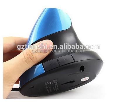 China 3D Unique Ergonomic Design 5 Function Key USB Wired Vertical Optical Mouse for sale