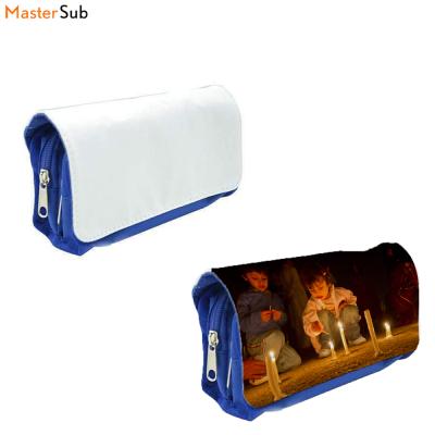 China Custom Sublimation Factory Sublimation Pencil Bag With Zipper for sale