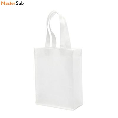 China Manufacturer Sublimation Handled Non Woven Bag With Packaging For Advertising , Blank Non Woven Bag For DIY for sale