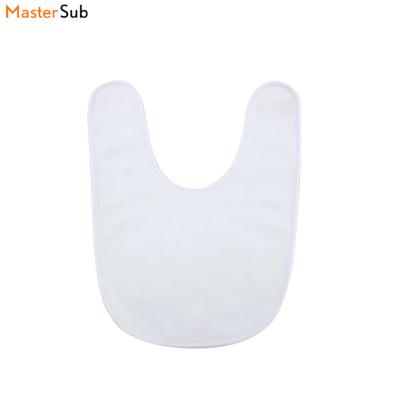 China White Manufacturer Sublimation Baby Bibs Clothes Washable, Baby Apron Bib for sale