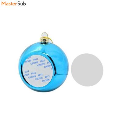 China Sublimation Maker Sublimation Printing Christmas Tree Ball Baubles, Sublimation Christmas Bauble for sale