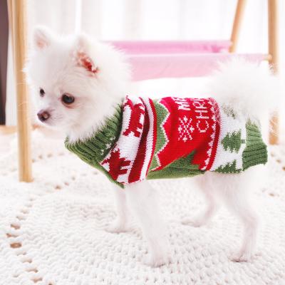 China Sustainable Pet Christmas Clothes Lovely Christmas Family Sweaters Sweatshirts For Dogs for sale