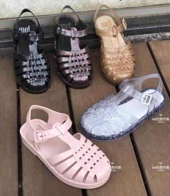 China MELiSSA Waterproof Children's Sandals Retro Roman Beach Girls Freeze Waterproof Shoes Boy Shoes for sale