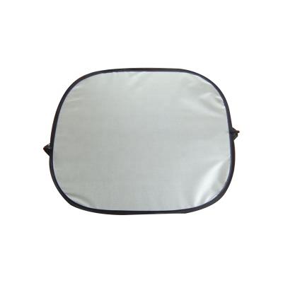 China Lowering Car Interior Temperatures Hotproof Car Side Window Silver Sunshade for sale