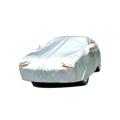 China High Quality Heat Insulation UV Resistance Car Cover Aluminum Foil Heat Resistance Sunscreen Waterproof Car Cover for sale