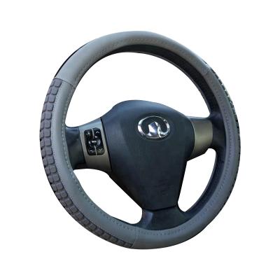 China PU Anti Skid Leather Massage Steering Wheel Cover for sale