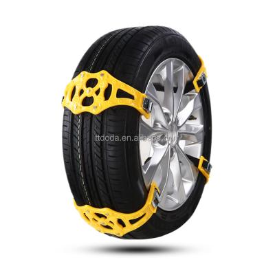 China Hard portable strong plastic tire chains for cars suv for sale