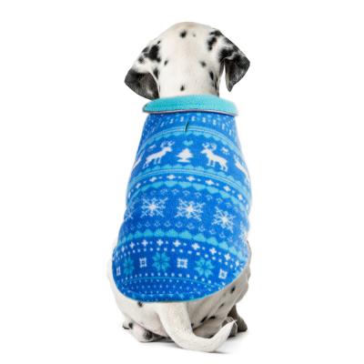 China Stocked Christmas Dog Clothes 3xl Winter Padded Nice Print Coat Dog Clothes for sale