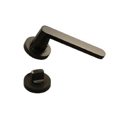 China Modern Best Fashionable Matt Black Door Lock Anti Theft For Kitchen Door for sale