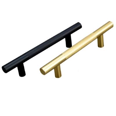 China Factory supply modern gold aluminum alloy fashionable modern door handle for family for sale