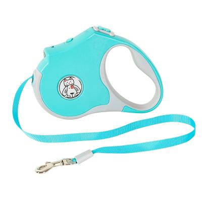 China Lights New Product Dog Leash With Light Small Pet Dog Automatic Shrinking Dog Leash for sale