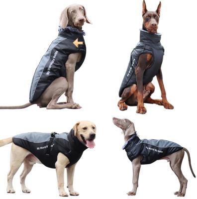 China Viable Hot Selling Amazon Dog Clothes Warm And Reflective Thicken Dog Jackets Winter Pet Coats Wholesale for sale