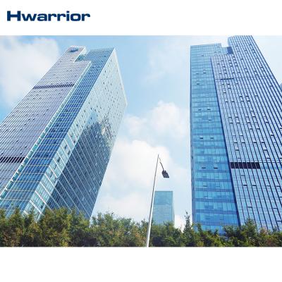 China Aluminum Frame Skyscraper Building Wind Resistance Glass Curtain Wall for sale