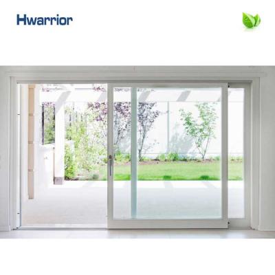 China Sliding New Elegant Aluminum Framed Exterior Aluminum Glass Sliding Door Door And Window Guangzhou China for sale