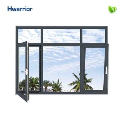 China Auto Customized Thermal Insulated Aluminum Frame Glazed Windows Factory Price HCW50 for sale