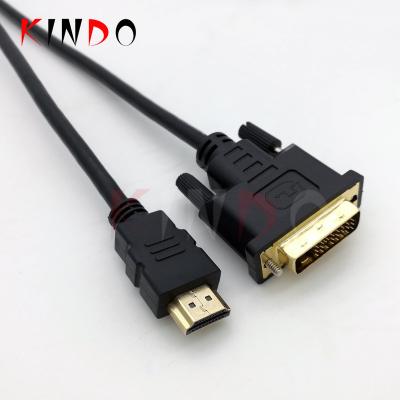 China Factory Direct Sale Real Dolby Digital HD HDMI to DVI Cable KINDO or OEM for sale