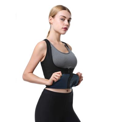 China Breathable Woman Slimming Vest Belt Slimming Waist Trainer Slimming Wraps Product Sweat Vest GYM for sale