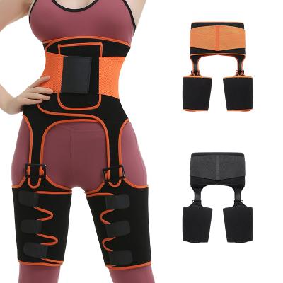 China Breathable High Quality Waist Trainer Tummy Control Calorie Trimmer Workout Fitness Trimmer Thigh Shaper Wrap Belt for sale