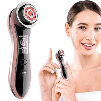 China IFINE Pore Remover IFINE Beauty Red Light Therapy RF Beauty Device EMS Face Lifting And Tightening Anti Wrinkles Face Massager for sale