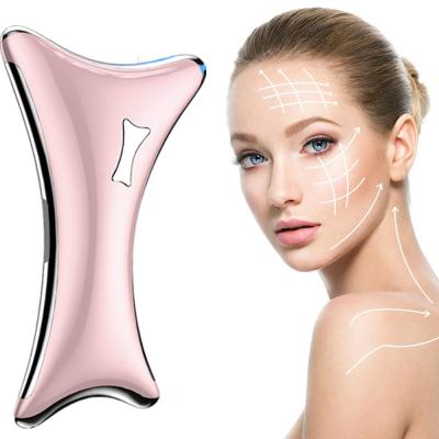 China Portable Face Lift Beauty Equipment Face Lifting Firming Instrument Gua Sha Massage Tool Face Neck Scraping Massager for sale