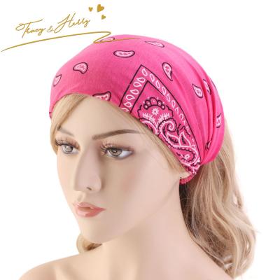 China Antiperspirant Tracy and Herry Shape Amoeba Cotton Hairband Ladies Headband Yoga Headband Border Hot Sale Elastic for sale