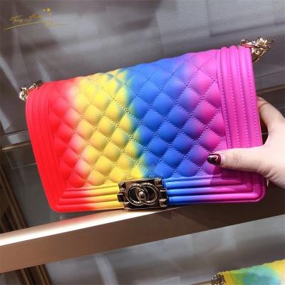 China Colorful Tracy and Herry 2020 Wholesale Jelly Purse China Factory Jelly Bags Women Handbags for Women Ladies Purses and Handbags for sale