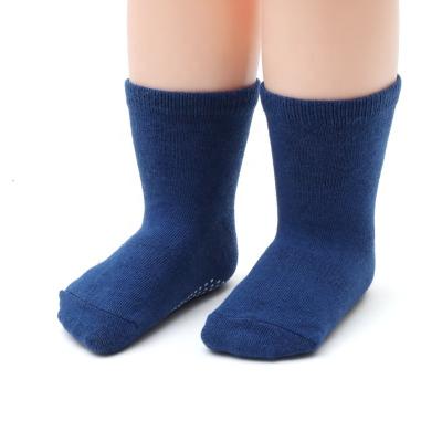 China QUICK DRY Thicken Comfort Cotton Anti Slip Non Skid Ankle Toddler Kids Boys Girls Newborn Baby Socks for sale