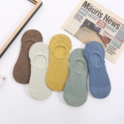 China Summer QUICK DRY socks mesh socks men's invisible air-conditioned cotton socks breathable shallow lip simple socks for sale