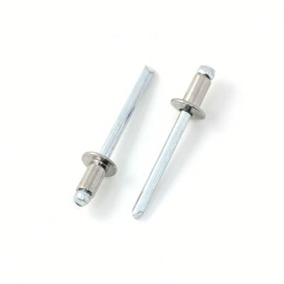 China Corrosion Resistance GB /T 12618.2 Round Head Open End Aluminum Blind Rivets for sale