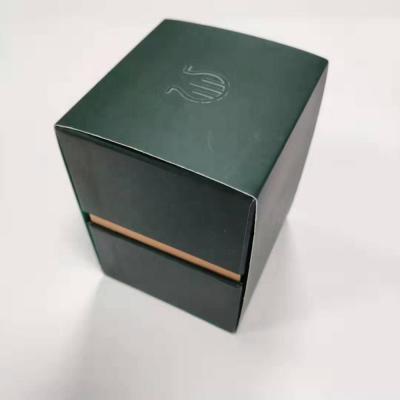 China Recyclable Custom Watch Gift Box With Paper Sleeve Logo Embossed for sale