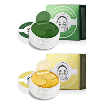 China Wholesale Hydrogel Patches Crystal Eye Mask Private Label Moisturizing 24K Gold Snail Seaweed Eye Pads Gel Patch for sale